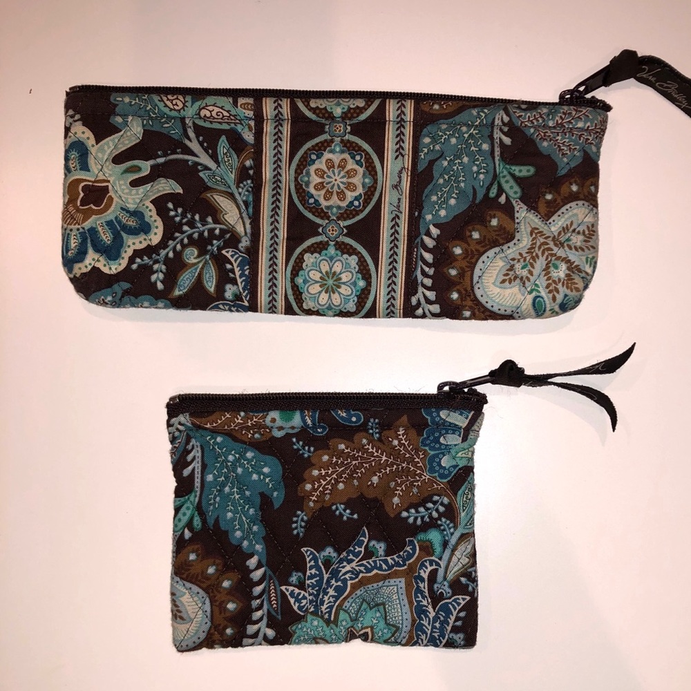 Vera Bradley Coin Purse and Pencil/ Makeup Pouch